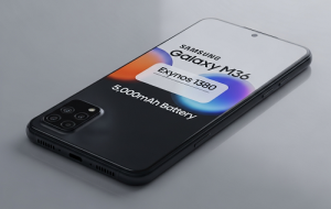 گلکسی M36 سامسونگ با تراشه اگزینوس ۱۳۸۰ و باتری ۵۰۰۰ میلی‌آمپر ساعتی معرفی شد