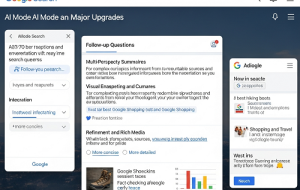 کلی قابلیت جدید به حالت هوش مصنوعی سرچ گوگل اضافه شد