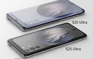 مقایسه محافظ صفحه نمایش گلکسی S26 اولترا با S25 اولترا لو رفت